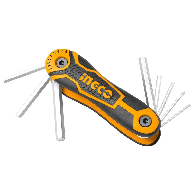 Ingco 8 Pieces Pocket Hex Keys – HHK14081