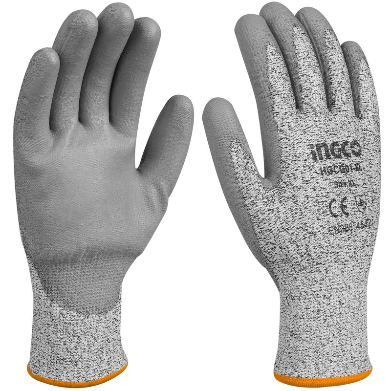 Ingco Cut-Resistant Gloves – L & XL Size  HGCG02-L & HGCG02-XL