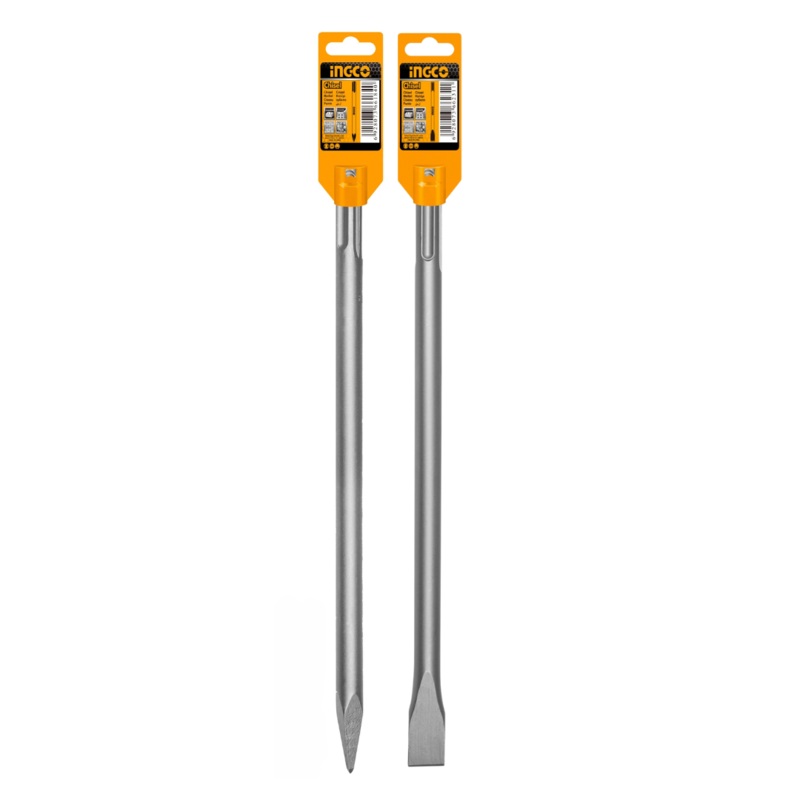 Ingco SDS Max Chisel 18 x 400mm (Pointed & Flat)  DBC0214001 & DBC0224001