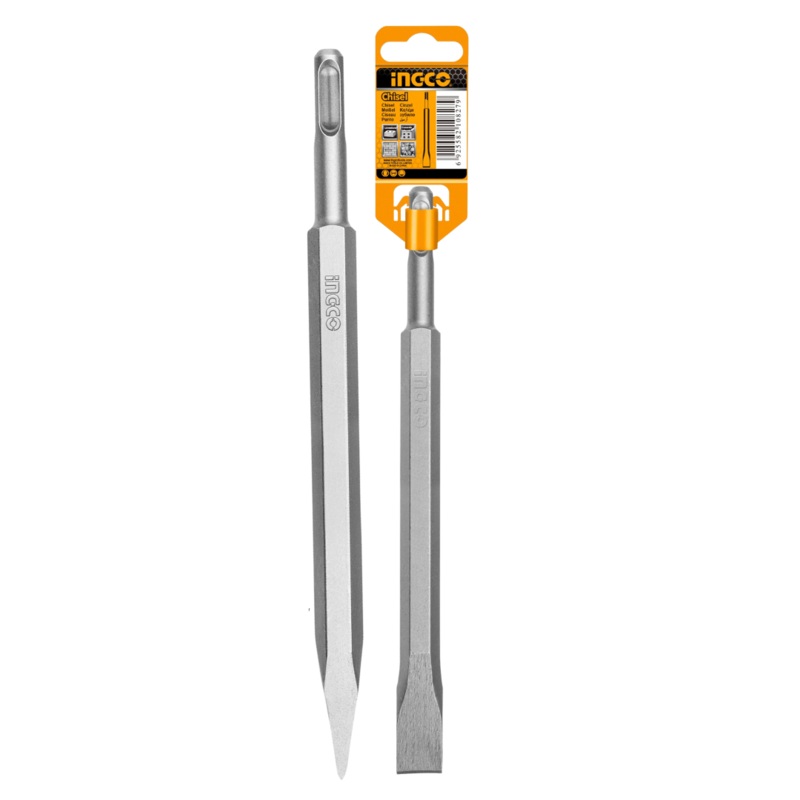Ingco SDS Plus Chisel 14 x 250mm (Pointed & Flat)  DBC0112501 & DBC0122501