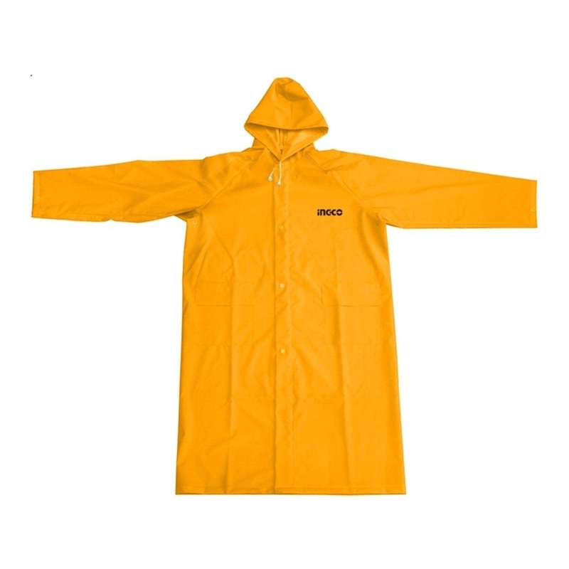 Ingco Waterproof PVC & Polyester Rain Coat   HRCTL031