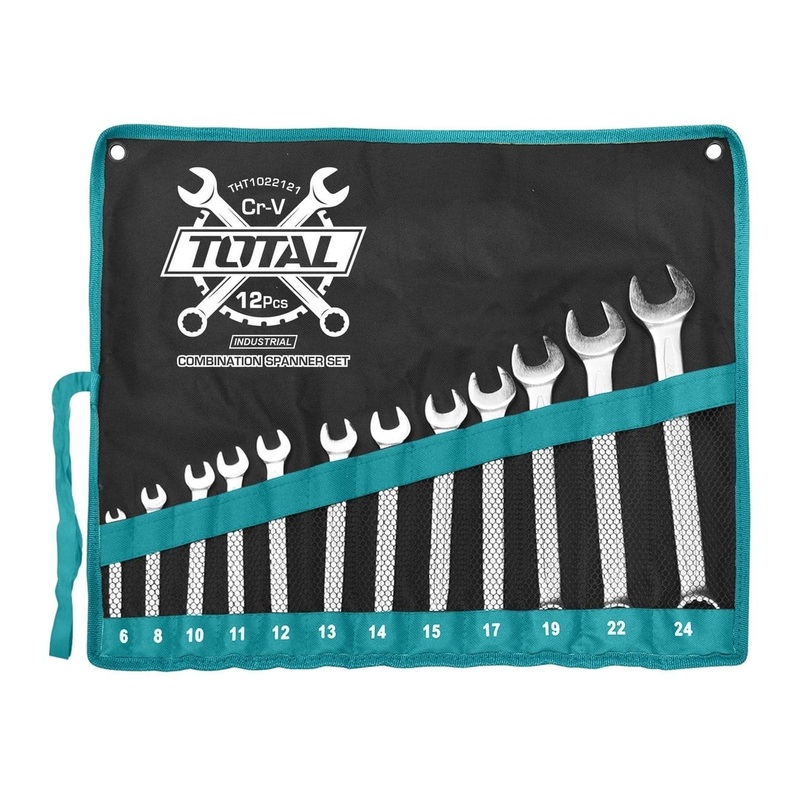 Total 12 Pieces Combination Spanner Set 6-24mm – THT1022121