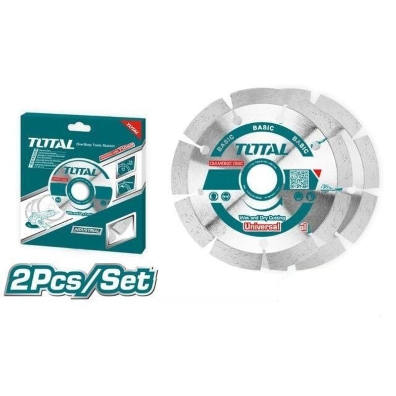 Total 2 Pieces Dry Diamond Disc 115mm – TAC21111532