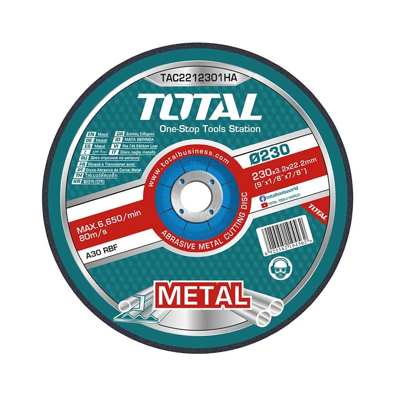 Total Abrasive Metal Cutting Disc 230 x 3.0mm – TAC2212301HA