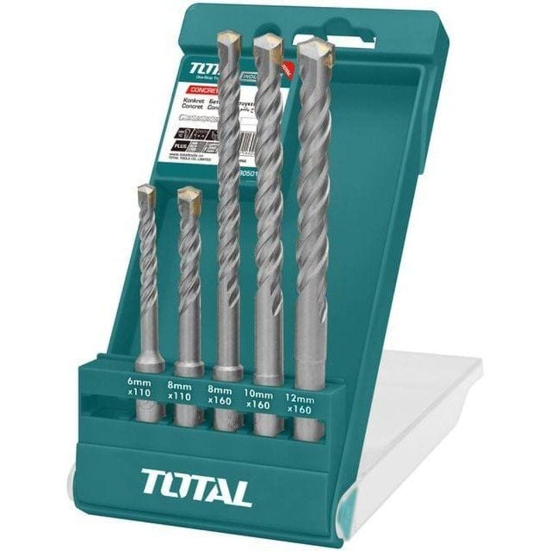 Total SDS Plus Hammer Drill Bit Set – TAC190501