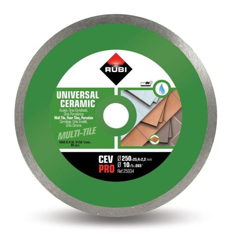 Rubi Ceramic Tile Diamond Blade – CEV PRO