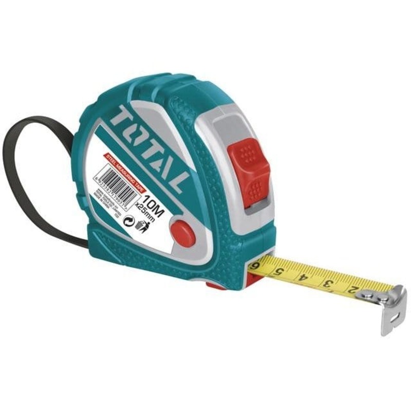 Total Steel Measuring Tape 10m x 25mm – TMT126101