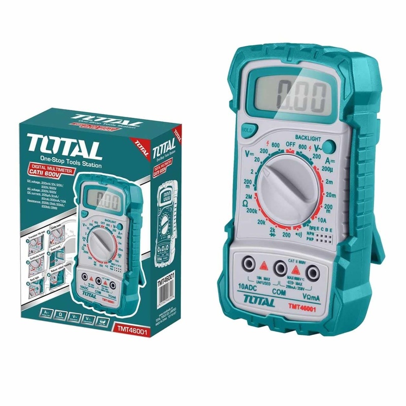 Total Digital Electric Multimeter 1999 Counts 600V – TMT46001