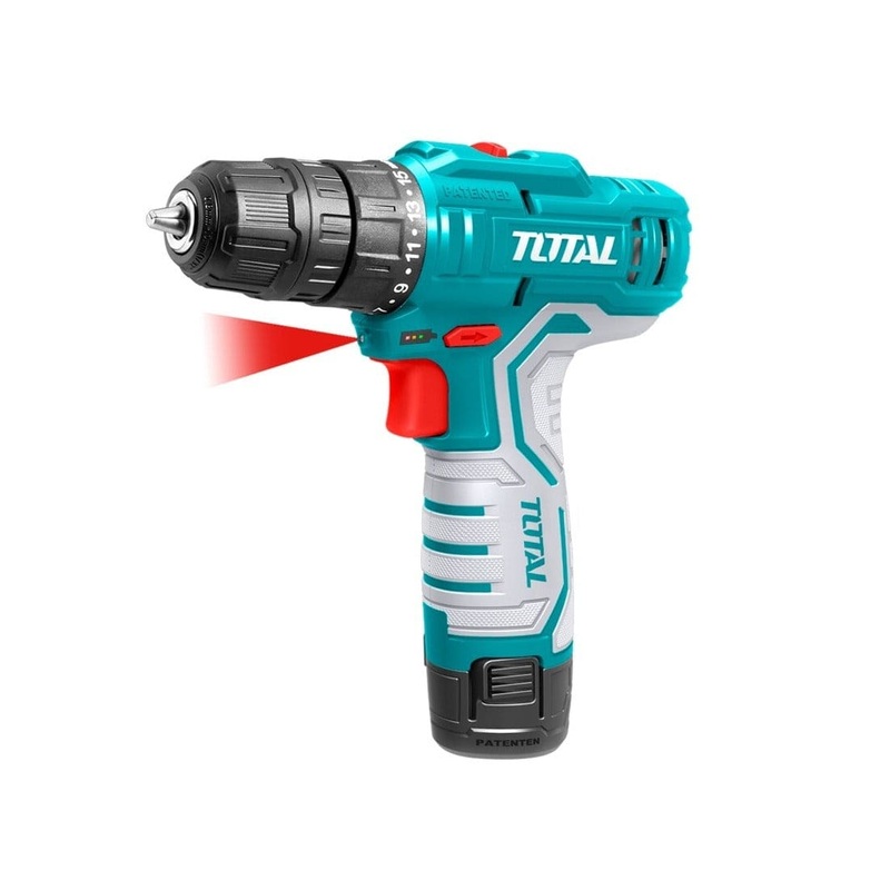 Total Lithium-Ion Cordless Drill with Two 12V Batteries – TDLI12325