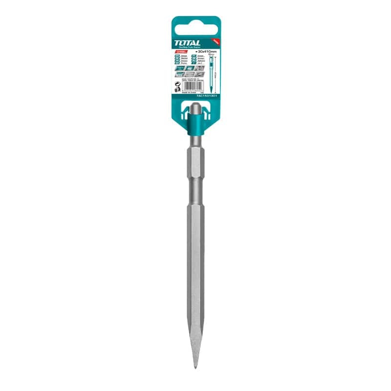 Total Pointed SDS-Hex Chisel 17mmx280mm – TAC153171