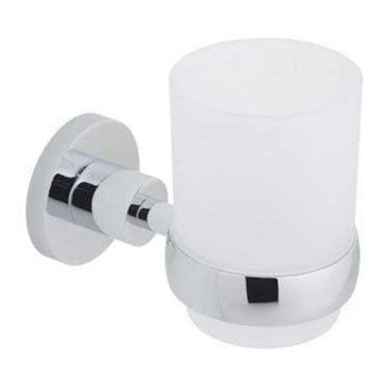 Vado Elements Frosted Glass Tumbler & Holder – ELE-183-C/P