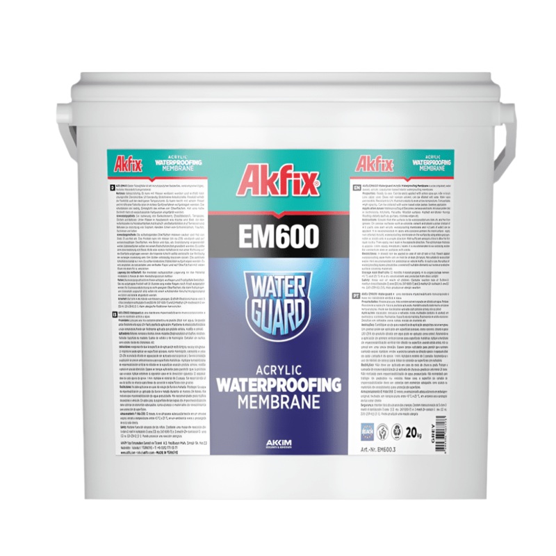 Akfix Waterguard Acrylic Waterproofing Membrane – EM600