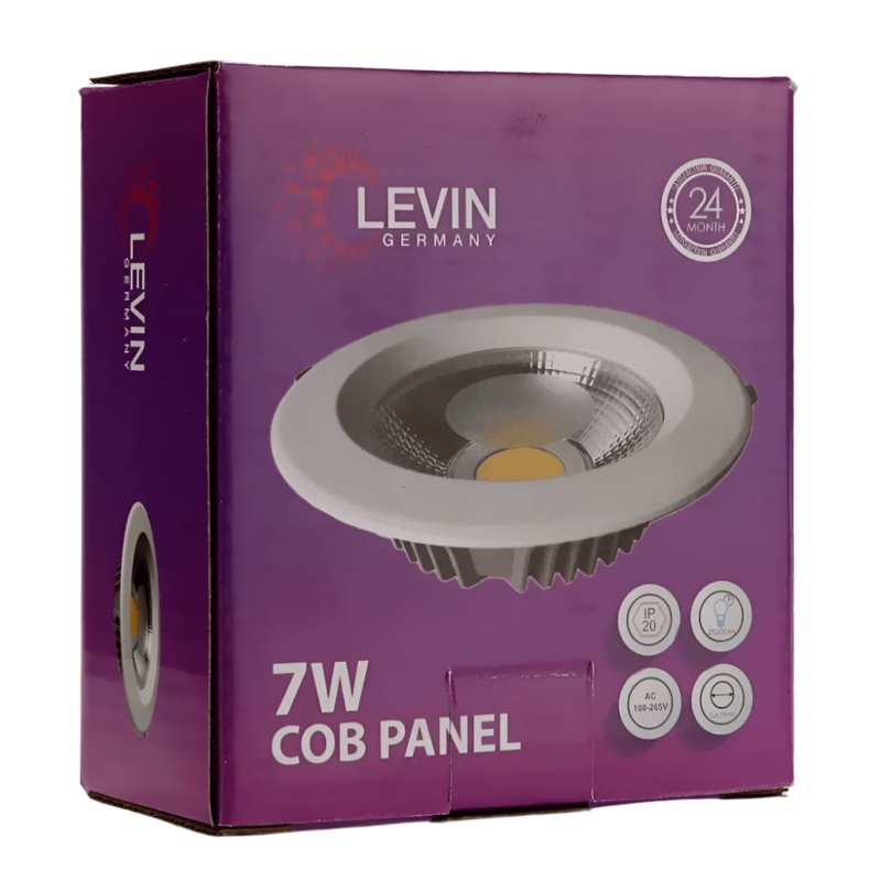 Levin LED 70mm Panel Daylight – 7W
