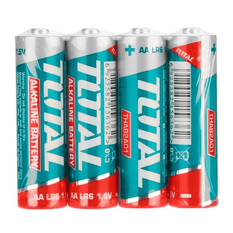 Total 4 Pieces 1.5V LR6 AA Alkaline Battery – THAB2A01