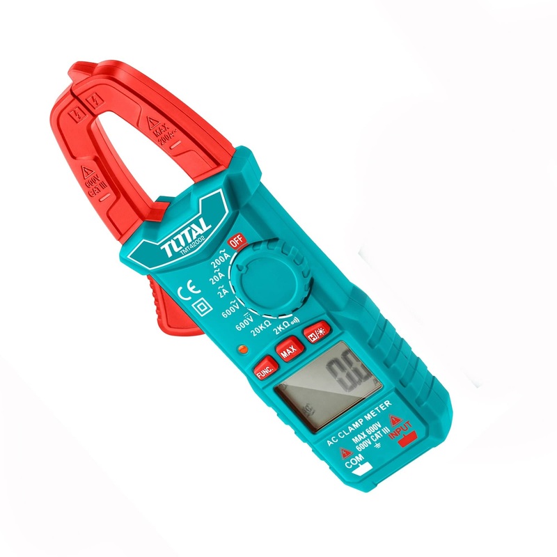 Total Digital AC Clamp Meter 2000 counts – TMT42002