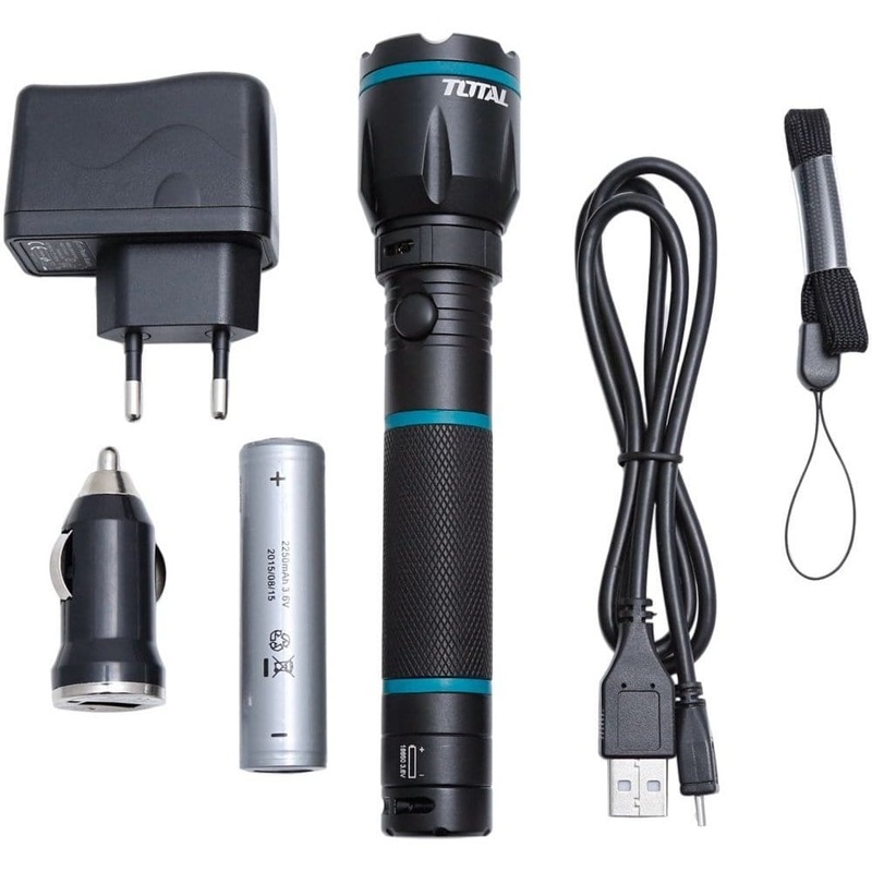 Total Industrial Rechargeable Flashlight – TCFL186501