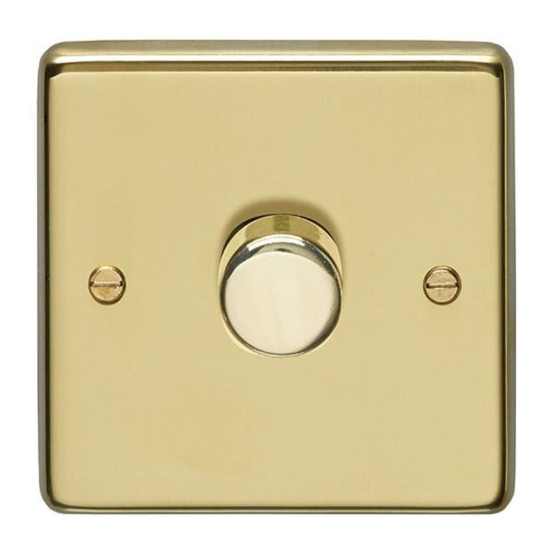 Brass 1 Gang 2 Way Dimmer Switch