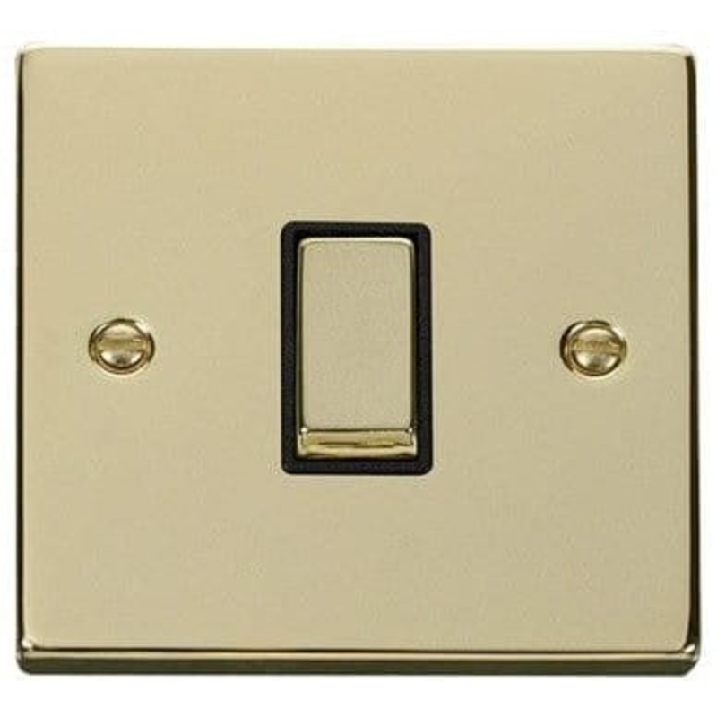 Brass 10A 1 Gang 2 Way Ingot Light Switch