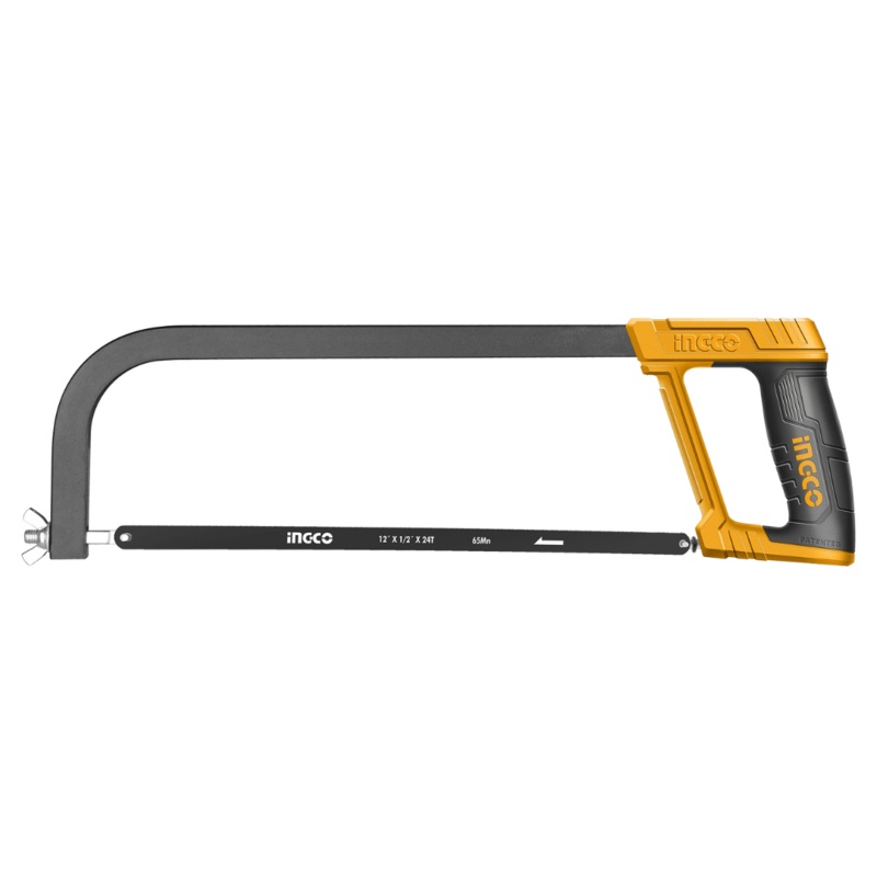 Ingco 12 Adjustable Hacksaw Frame with Soft Grip  HHFS3068