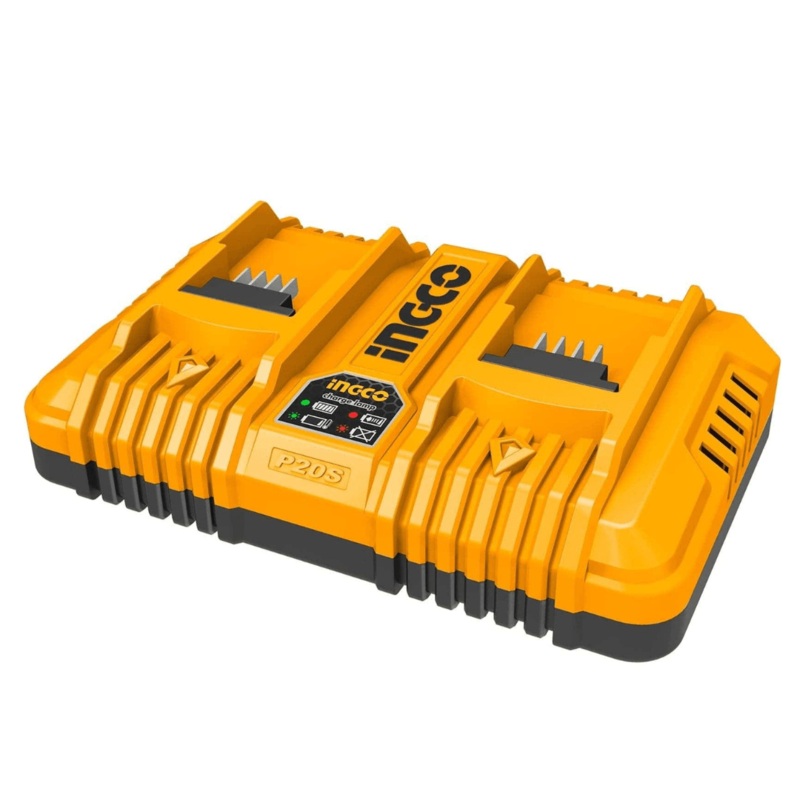Ingco Double 20V 4Ah Fast Intelligent Charger  FCLI2034