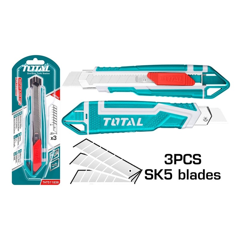 Total Snap-Off Blade Knife 169mm – THT511836