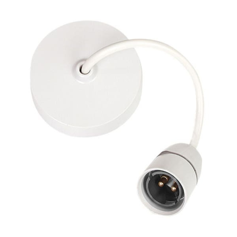 Click Mode Essentials 6 Inch 150mm T2, BC (B22) Bayonet Cap Ceiling Pendant Set With Lampholder