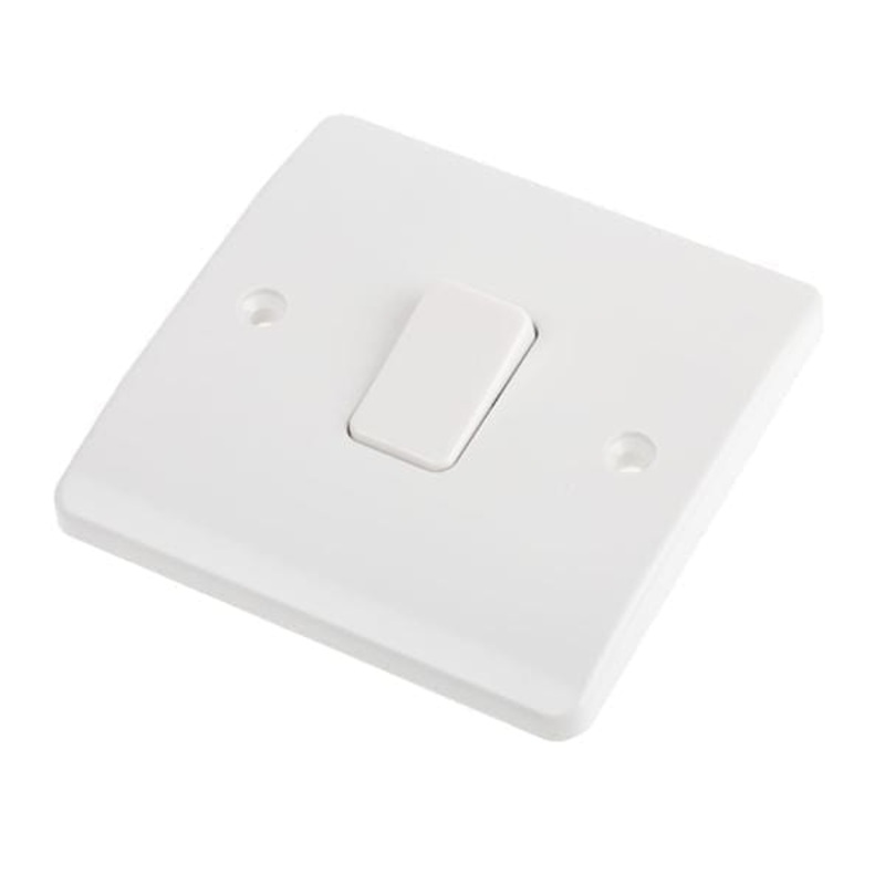 MK Electric 10A 1-Gang 1-Way Light Switch