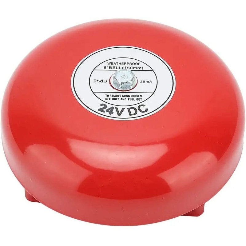 Red 6 Fire Alarm Bell