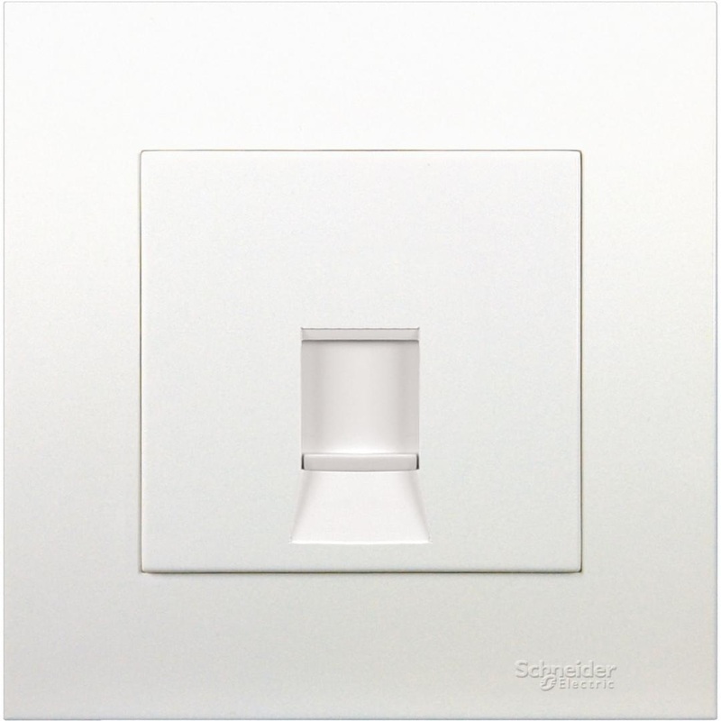 Schneider Vivace 1-Gang Data Socket Outlet