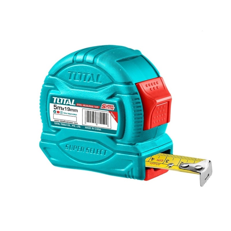 Total Steel Measuring Tape 5m x 19mm – TMT34519