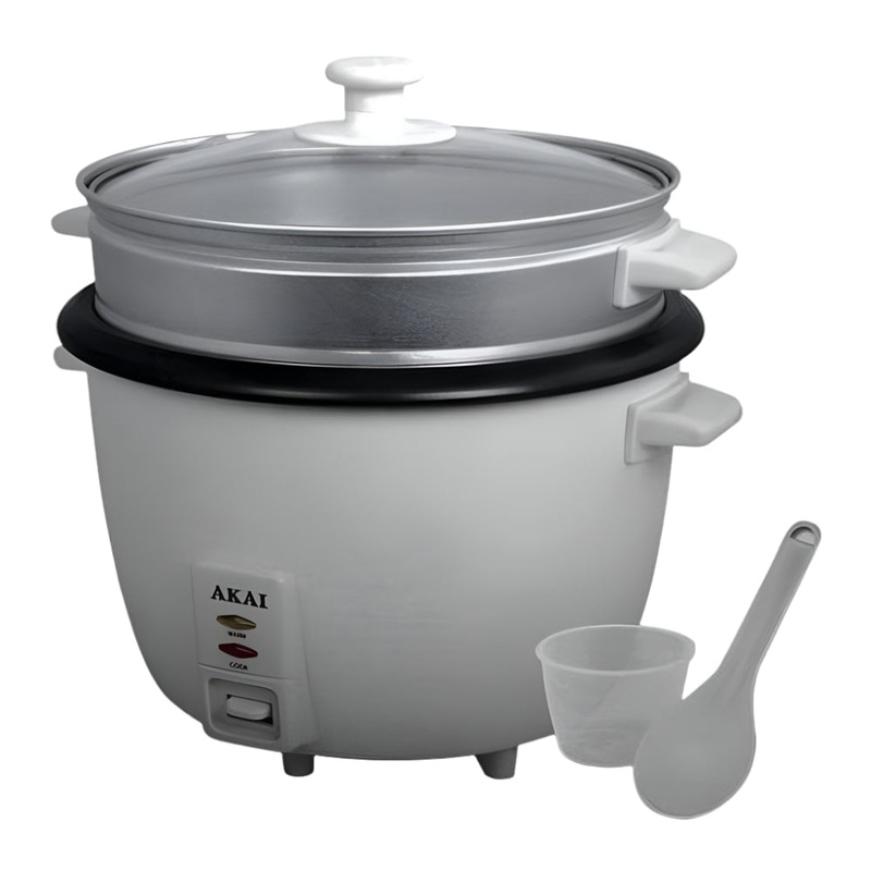 Akai 2.8L Rice Cooker With Steamer 900W – CK015A