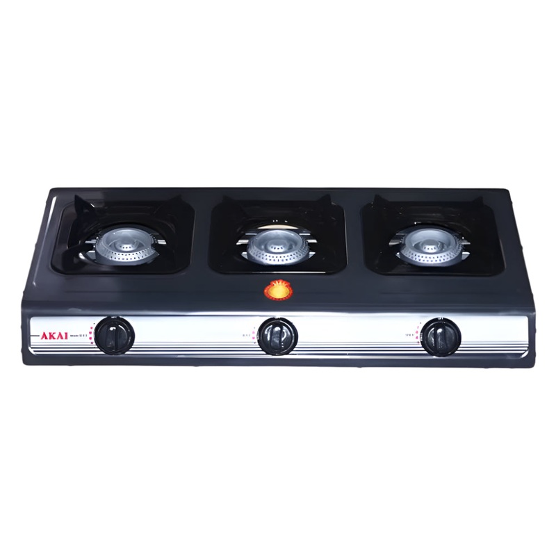 Akai 3 Burner Table Top Gas Cooker – GC015A-8301
