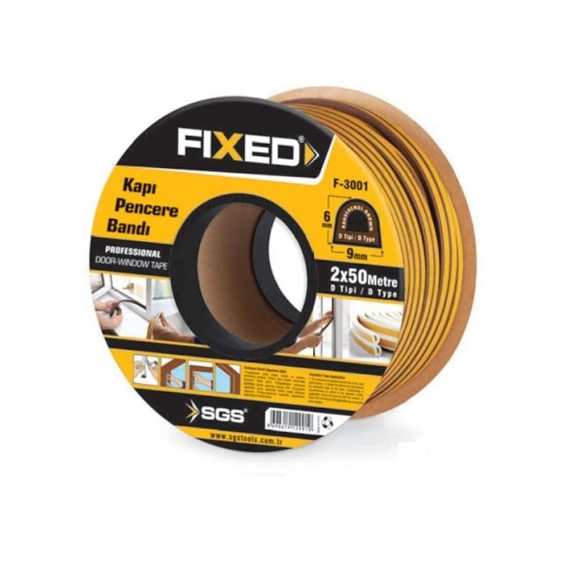 SGS Door Window Tape T-Type 2 x 50m