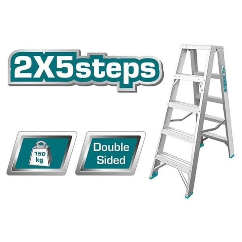Total Double Side Ladder|2X5 Steps|2X6 Steps|2X8 Steps