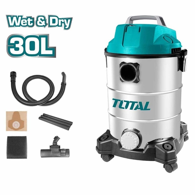 Total Wet & Dry Vacuum Cleaner 30 Liters 1300W – TVC13301