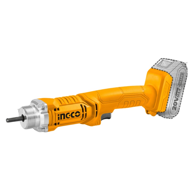 Ingco 20V Lithium-Ion Cordless Concrete Vibrator 35mm with 2.0Ah Battery & Charger  CCVLI2023011