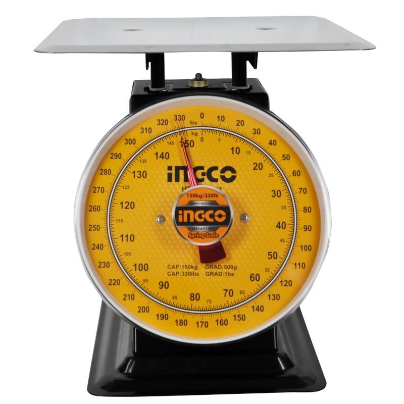 Ingco 60KG Spring Weighing Scale with Stainless Steel Bowl  HESA5601