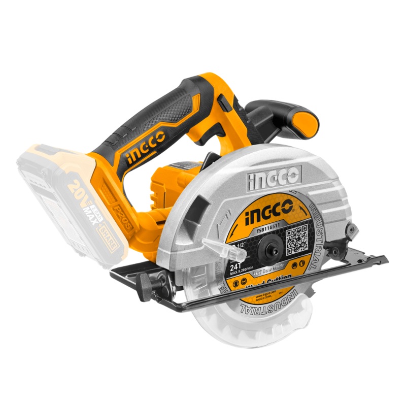 Ingco 7 Cordless Lithium Ion Circular Saw 20V, 4600 RPM – CSLI1651