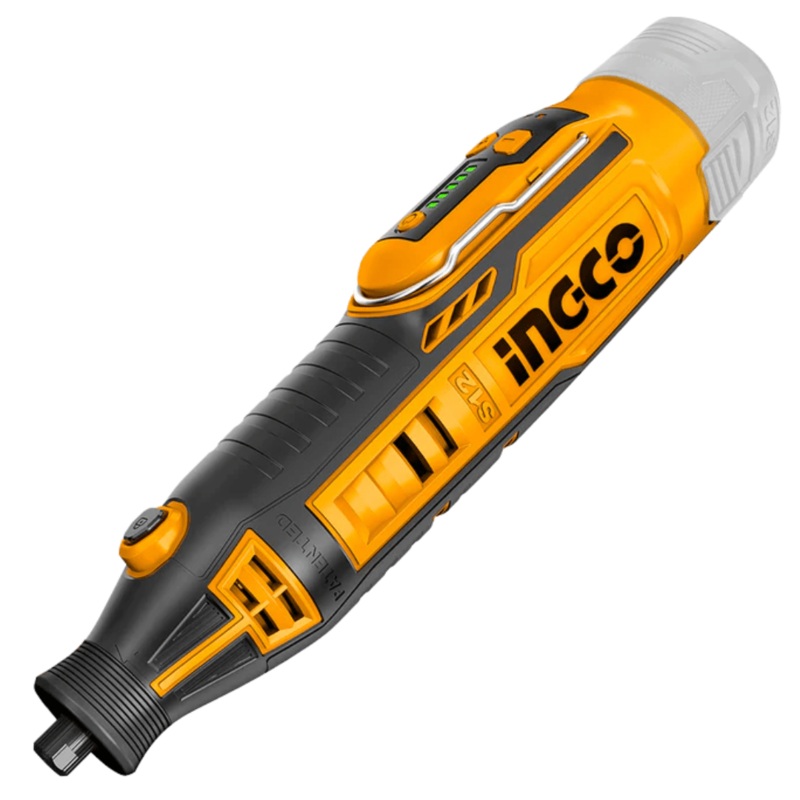 Ingco Cordless Lithium-ion Mini Grinder 12V with 100 Pieces Accessories – CMGLI12011