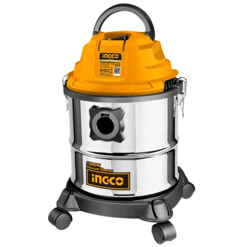 Ingco Wet & Dry Vacuum Cleaner 12 Liters 1000W – VC12202