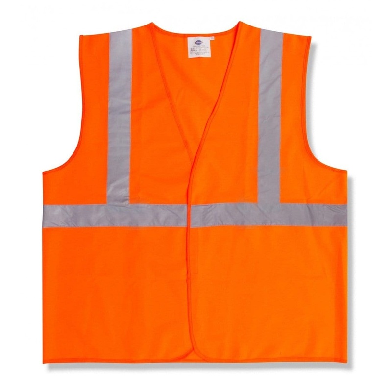 Orange Class B Reflective Safety Vest