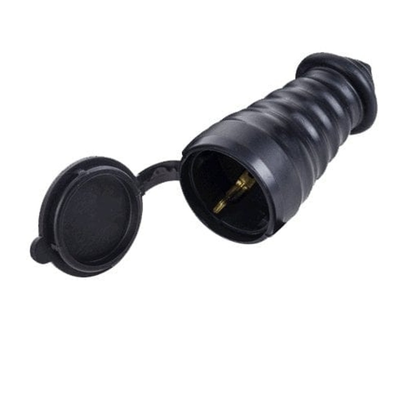 SGS Rubber Single Phase Female Plug 16A – SGS3503