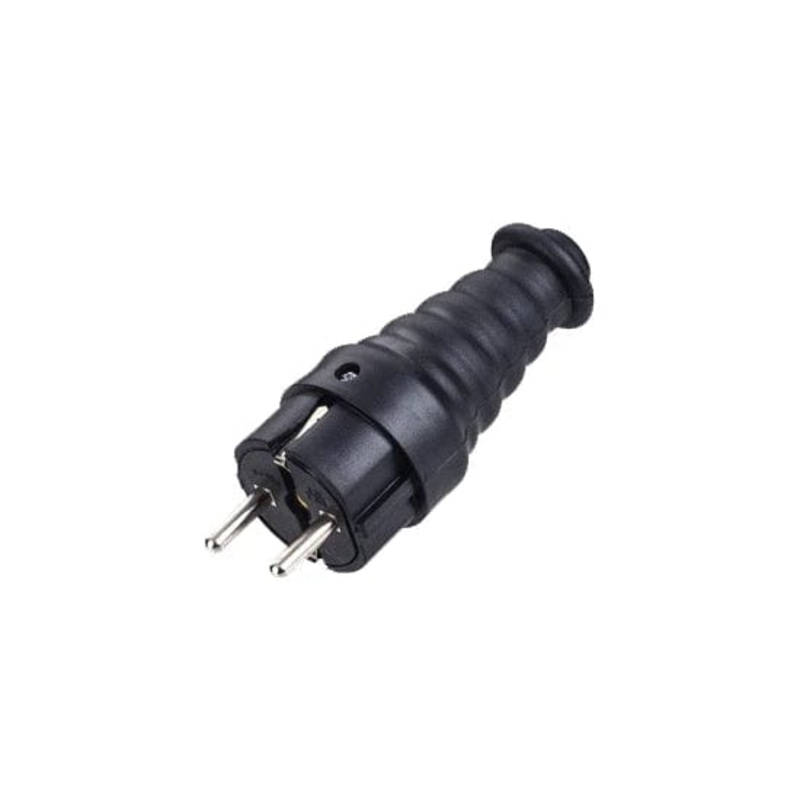 SGS Rubber Single Phase Male Plug 16A – SGS3502