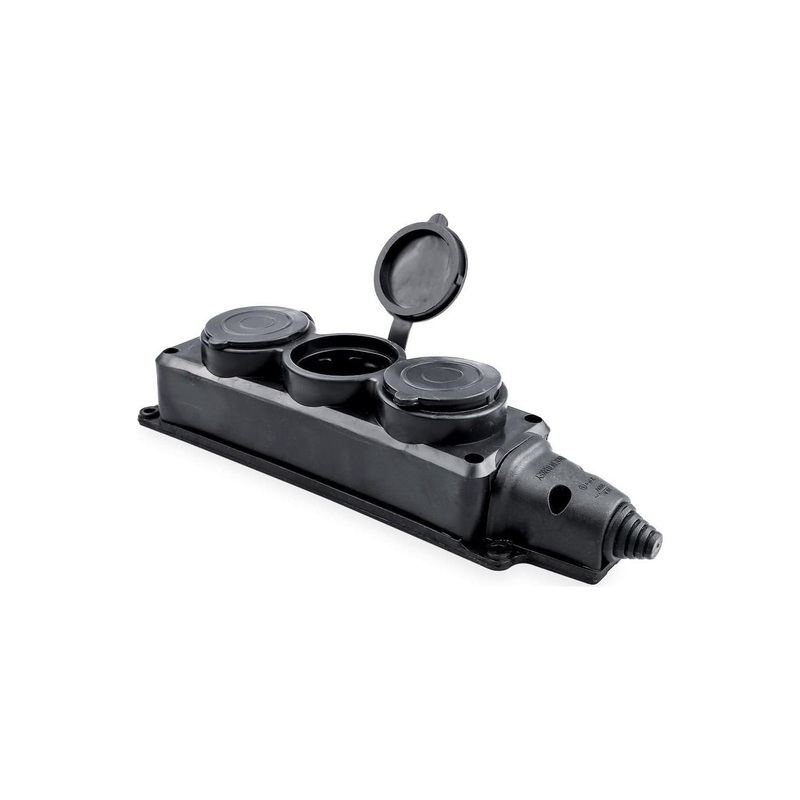 SGS Rubber Single Phase Triple Sockets – SGS3500