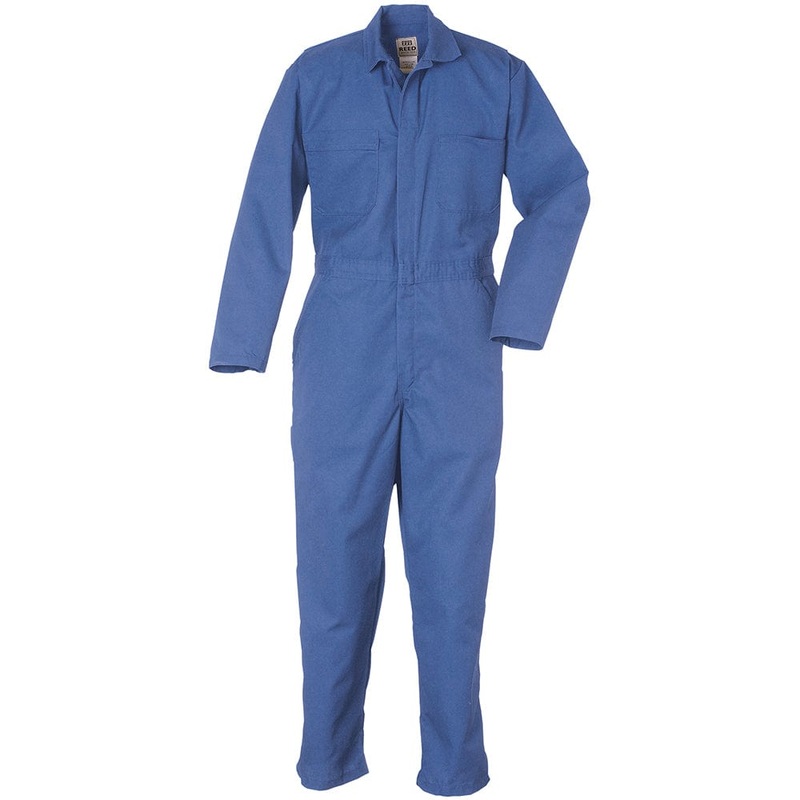 Sky Blue Complete Work Wear Coverall With Belt