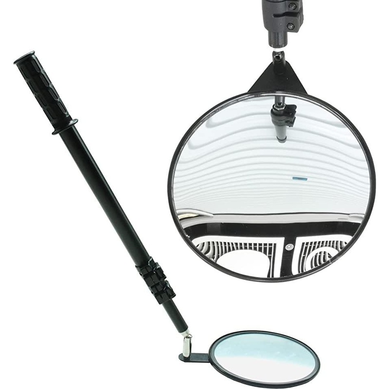 Under Vehicle Inspection Mirror with Telescoping Handle
