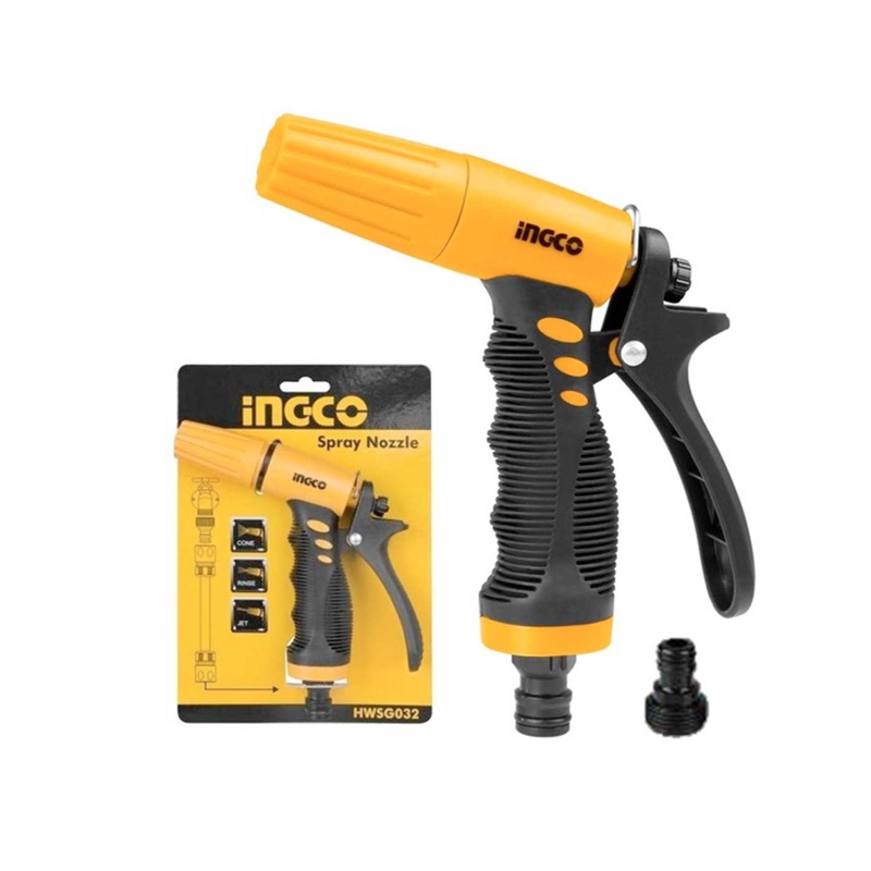Ingco 3-Way Adjustable Plastic Trigger Nozzle  HWSG032