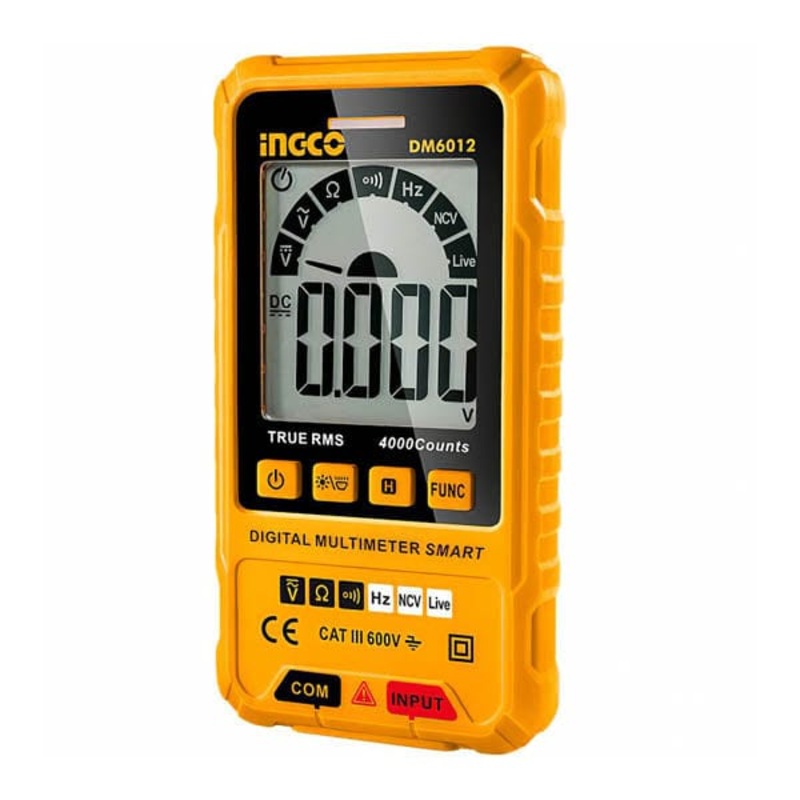 Ingco Smart Digital Multimeter 4000 Counts with True RMS  DM6012