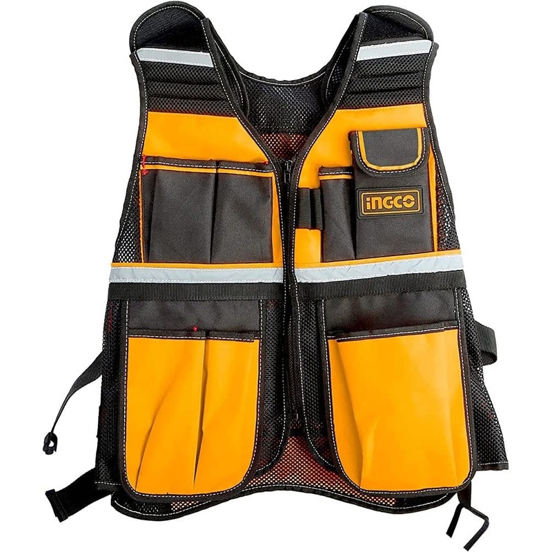 Ingco Tool Vest with 7 Pockets & Adjustable Straps  HTVT0901