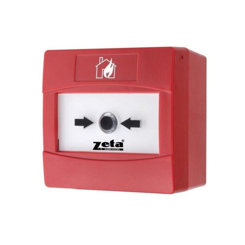Zeta CP4 Conventional Single Pole Surface Mount Manual Call Point